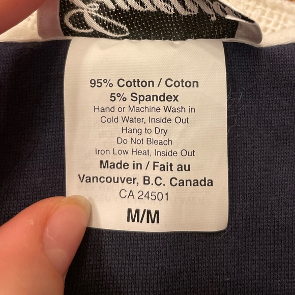 EUGENIA NAVY BLUE COTTON TANK M - Picture 4 of 4